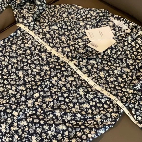 & Other Stories Silk Blend Blouse Floral Print - Picture 4 of 6